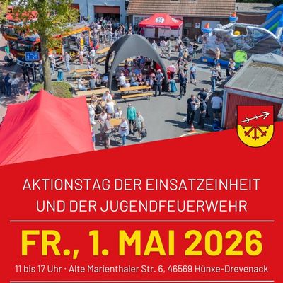 FW Hünxe: Brandschutztag der Einheit Drevenack am 1. Mai