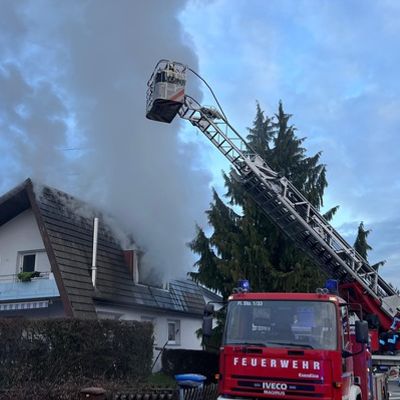 FW Stockach: B3 - Brand im Gebäude