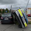 FW-AUR: Mit Streifenwagen zusammengeprallt