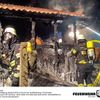 FW-M: Gartenhütte brennt in der Nacht (Fröttmaning)