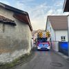 FW Weinheim: Gemeldeter Kaminbrand in der Rosengasse