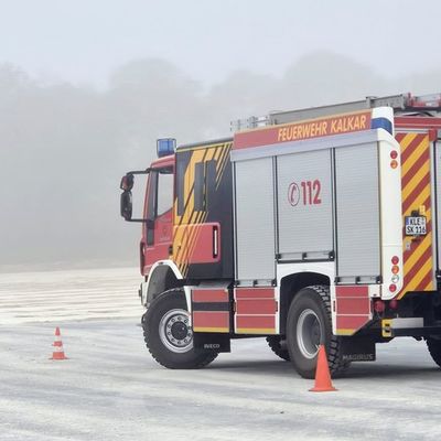 Feuerwehr Kalkar: Fahrsicherheitstraining der Feuerwehr Kalkar