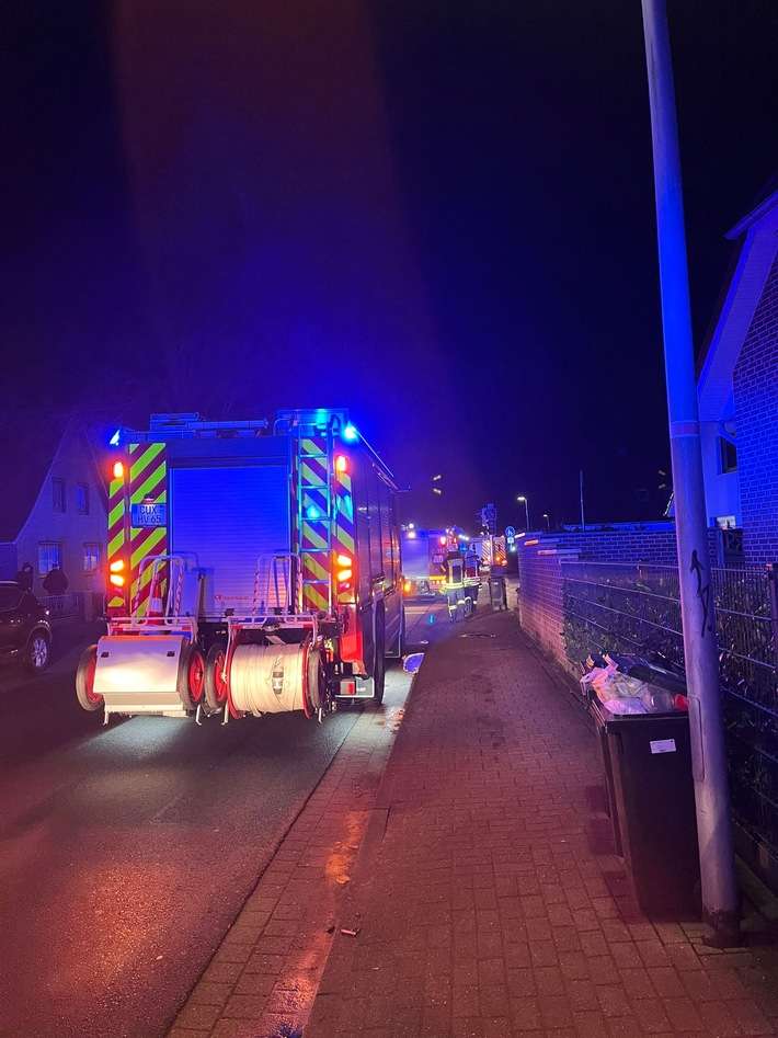 FFW Schiffdorf: Vermeintlicher Gasgeruch sorgt für Großeinsatz in Spaden