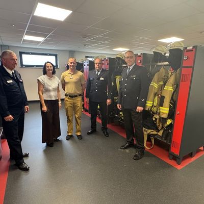 FW-OLL: Fachlicher Austausch zwischen den Feuerwehren aus Wardenburg und Biskupiec