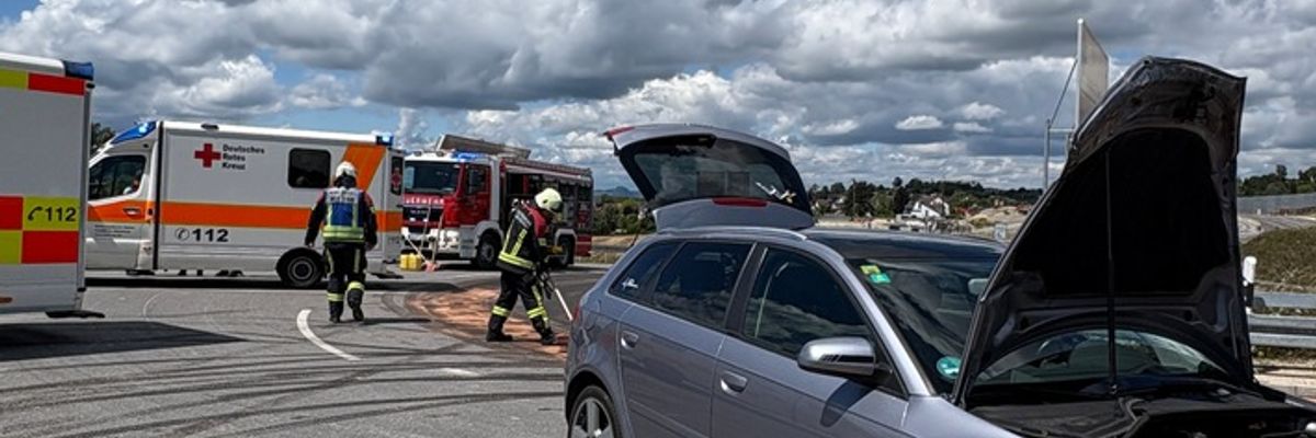 FW Allensbach: G1 Betriebsstoffe aus PKW