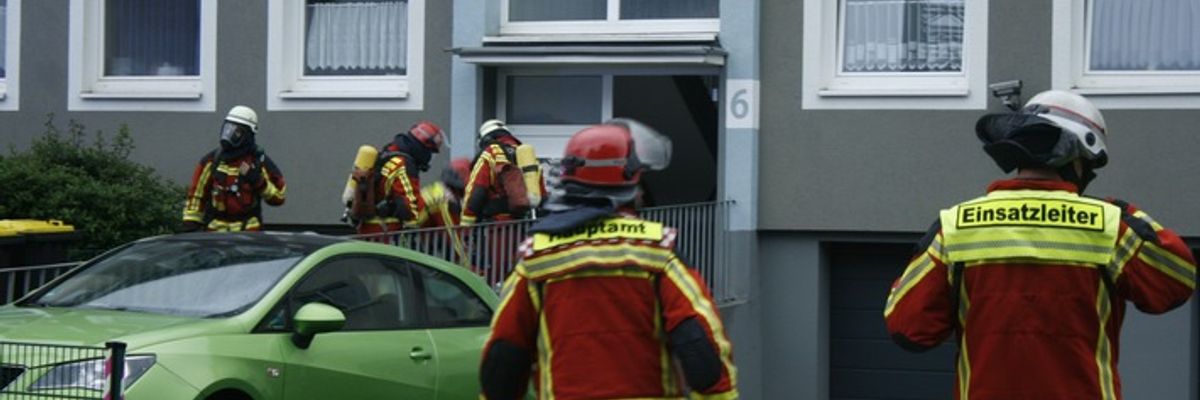 FW Düren: Balkonbrand