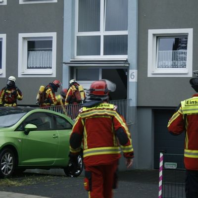FW Düren: Balkonbrand