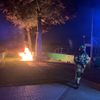 FW Alpen: Feuer auf dem Veener Sportplatz