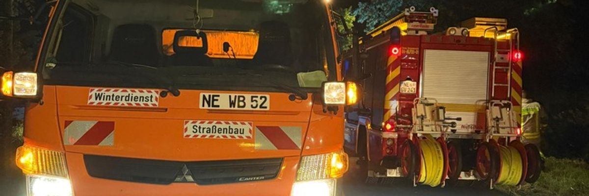 FW Grevenbroich: Starkregen sorgt für zahlreiche Einsätze im Stadtgebiet