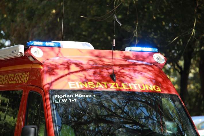 FW Hünxe: Ausgelöste Brandmeldeanlage in Hünxe