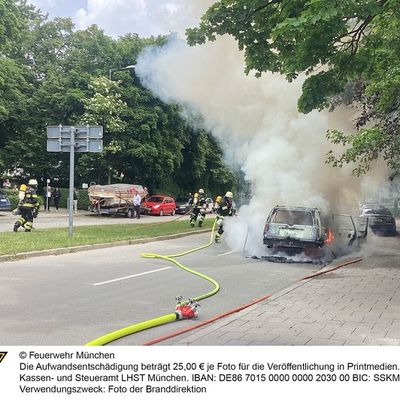 FW-M: Und plötzlich kam der Rauch (Moosach)