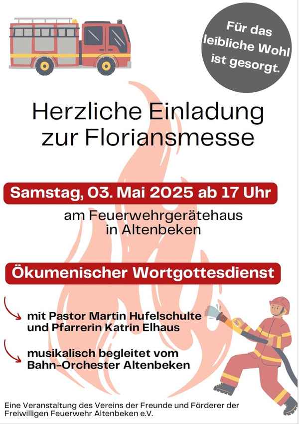 FW-PB: Gemeinsam feiern und erleben - Feuerwehrveranstaltungen rund um den 1. Mai in der Gemeinde Altenbeken