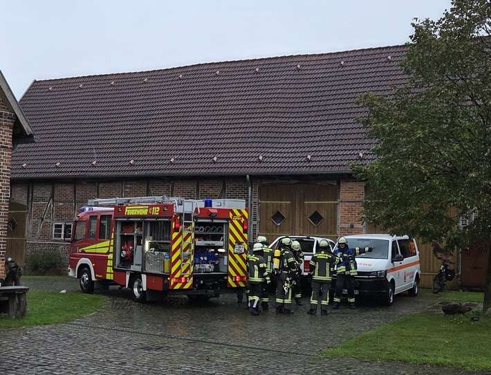 FW-WRN: Löschgruppe Langern übte mit Löschzug aus Selm