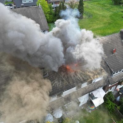 FW Datteln: Dachstuhlbrand, hoher Sachschaden