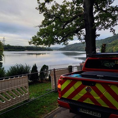 FW-EN: Baum stürzt am Hengsteysee um - Seeweg aufgrund von hoher Gefahr gesperrt