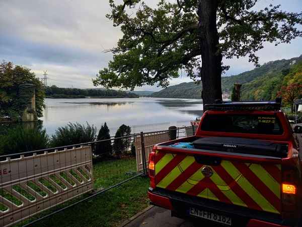 FW-EN: Baum stürzt am Hengsteysee um - Seeweg aufgrund von hoher Gefahr gesperrt