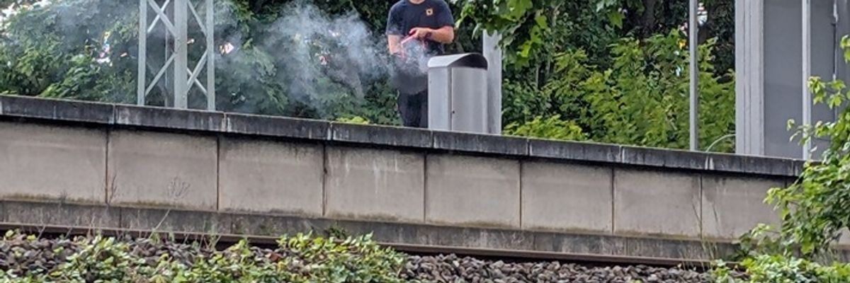 FW-DO: Kleinbrand am Bahnhof - Feuerwehr kann zu Fuß ausrücken