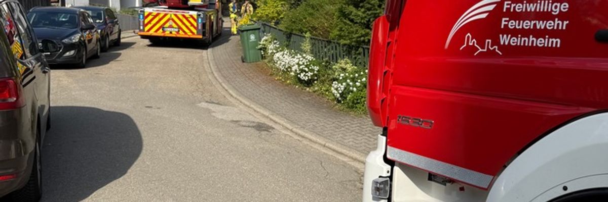 FW Weinheim: Weinheimer Feuerwehr im Einsatz