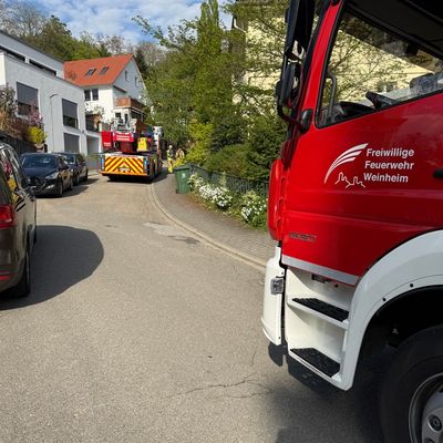 FW Weinheim: Weinheimer Feuerwehr im Einsatz