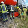 FW-OLL: Übung der Umweltschutzbereitschaft im Landkreis Oldenburg: Ausbildungszug der Deutschen Bahn machte Station in Garrel