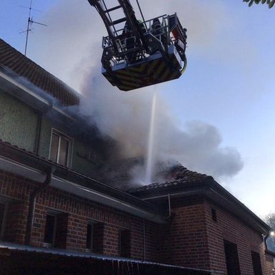 FW-GE: Brand einer Gastronomie in Gelsenkirchen Scholven