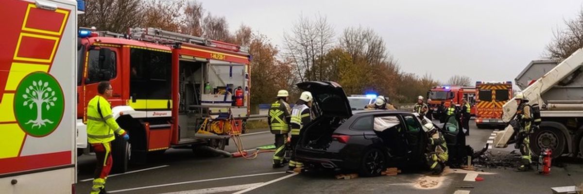 FW Bocholt: Verkehrsunfall auf der L602
