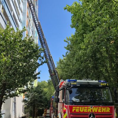 Feuerwehr MTK: Wohnungsbrand in Okrifteler Hochhaus - Mehrere Menschen und Tiere gerettet