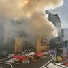 FW-DO: Müllcontainer brennt auf Klinikgelände