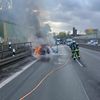 FW-BO: Auto in Vollbrand - A40 voll gesperrt