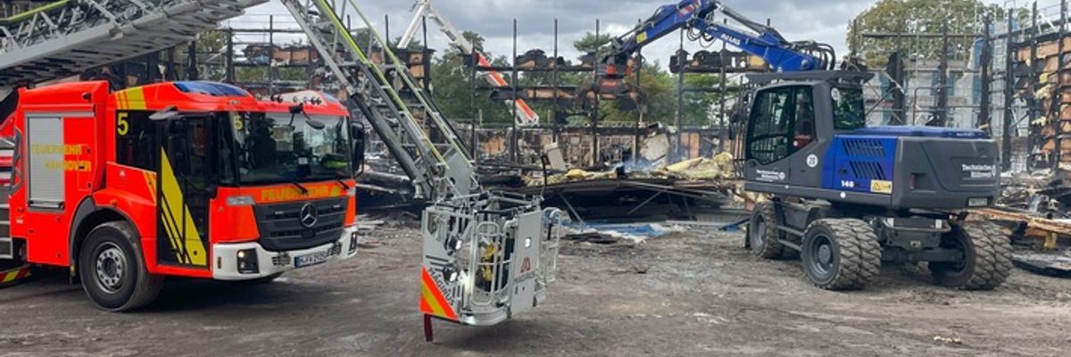 FW Hannover: Abschlussmeldung zum Turnhallenbrand in Hannover-Misburg