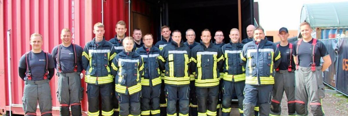FW-OLL: Eine heiße Sache - Realbrandausbildung der Gemeindefeuerwehr Großenkneten