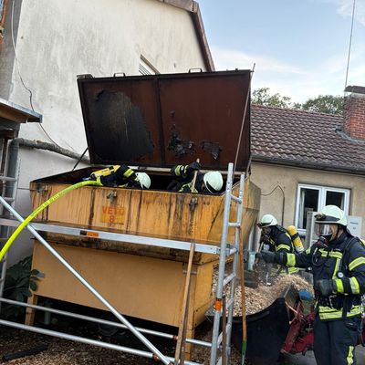 FW-ROW: Heizungsbunker brennt in Tarmstedt