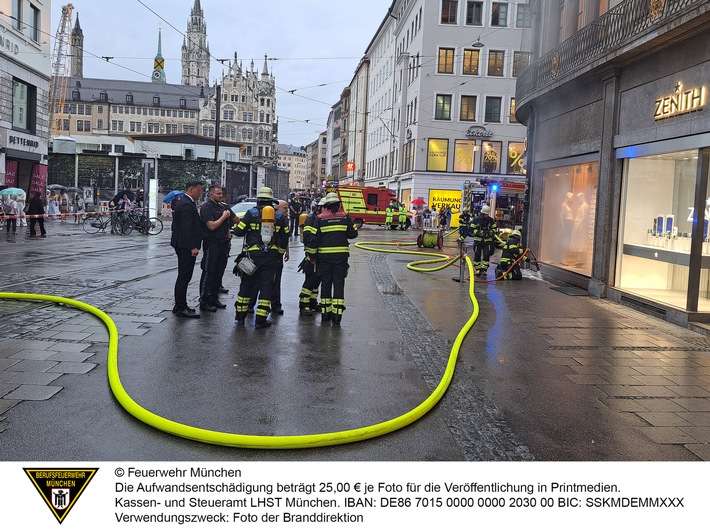 FW-M: Starke Rauchentwicklung in der Innenstadt (Altstadt)