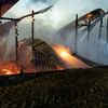 FW-RD: Scheunenbrand in Schülp - Großaufgebot der Feuerwehr verhindert Ausbreitung