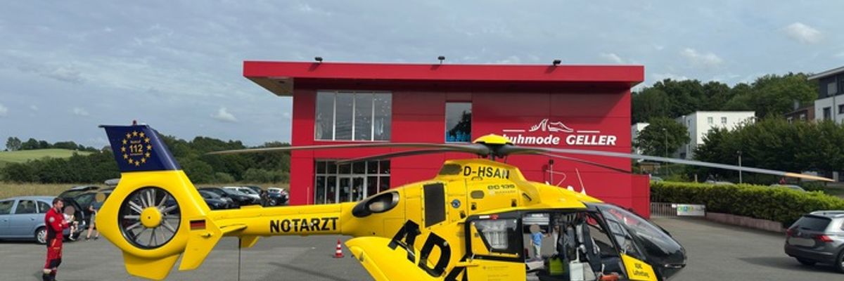 FW-EN: Rettungshubschrauber landet in Niedersprockhövel