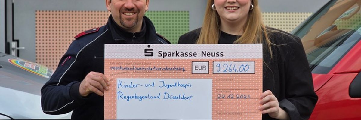 FW Grevenbroich: Aktion "NovemBart": Feuerwehrleute aus Grevenbroich sammeln über 9.000 Euro für Kinder- und Jugendhospiz
