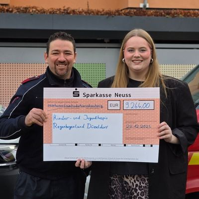 FW Grevenbroich: Aktion "NovemBart": Feuerwehrleute aus Grevenbroich sammeln über 9.000 Euro für Kinder- und Jugendhospiz