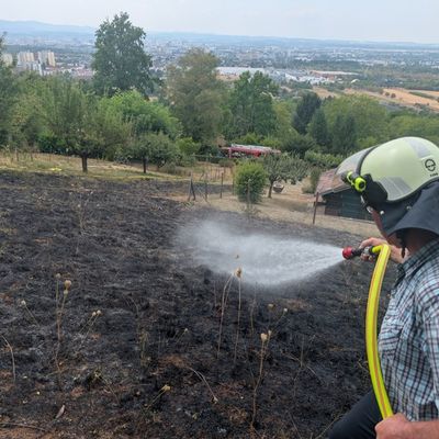 Feuerwehr Weil: Verkehrsunfall & Flächenbrand in Weil am Rhein