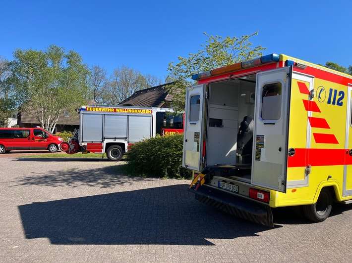 FW-AUR: Haustür rasch geöffnet