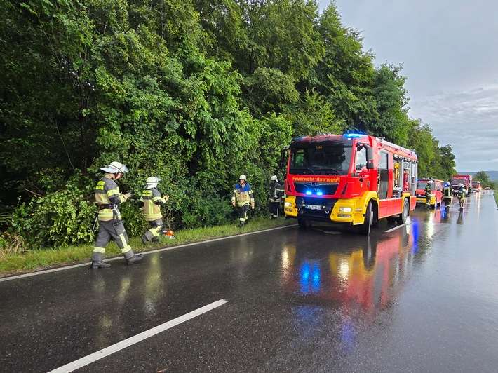 FW-Radolfzell: Verkehrsunfall zwischen Radolfzell und Möggingen