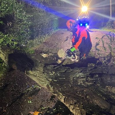 FW Hünxe: Sturmtief fordert die Feuerwehr Hünxe - elf Einsätze im Gemeindegebiet