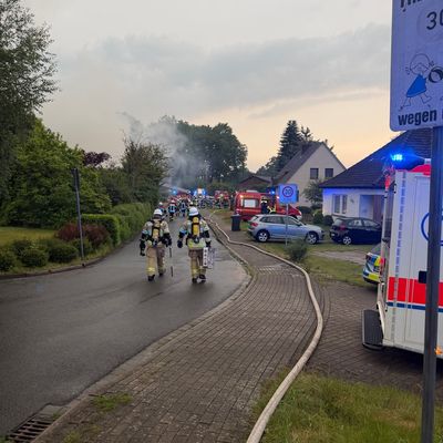 FW-ROW: Dachstuhlbrand in Bevern