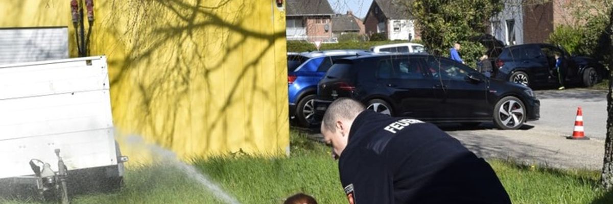 FW-KLE: Brandschutzerziehung der Freiwilligen Feuerwehr Kleve - Löschzug Materborn