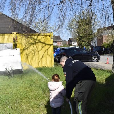 FW-KLE: Brandschutzerziehung der Freiwilligen Feuerwehr Kleve - Löschzug Materborn