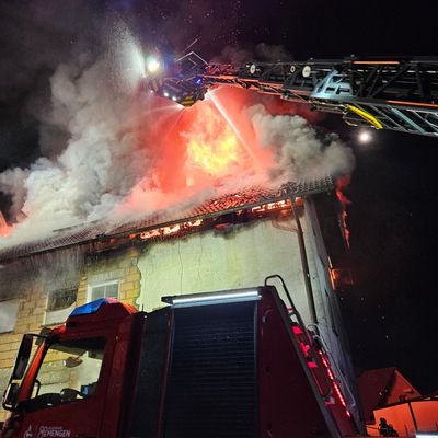 KFV Sigmaringen: Brand Mehrfamilienhaus