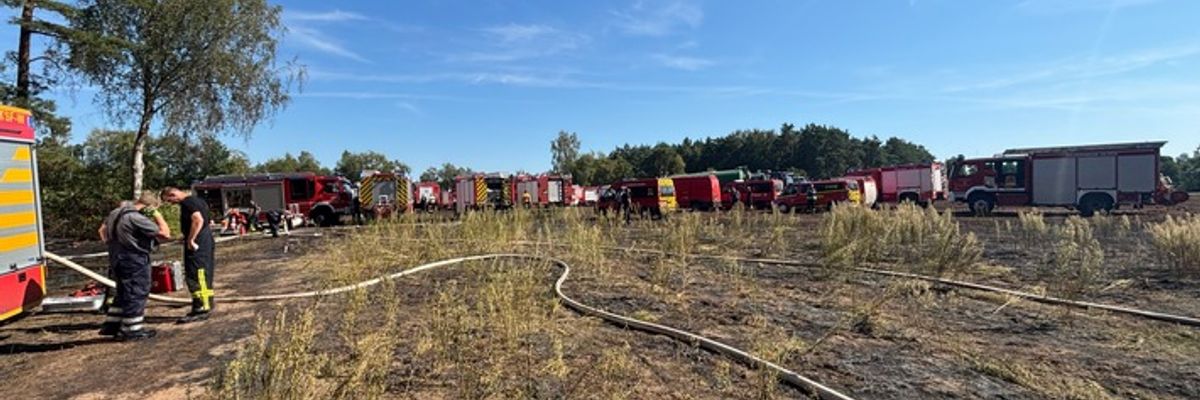 FW-ROW: Wald- und Flächenbrand zwischen Zeven und Godenstedt