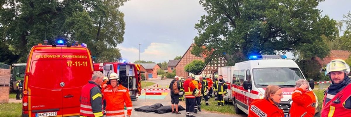 FW Lüchow-Dannenberg: Lüchow-Dannenberg: Großeinsatz wegen vermeintlicher Explosionsgefahr