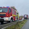 FW Lehrte: Müllwagen brennt auf der B443 zwischen Lehrte und Sehnde