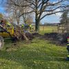 FW Flotwedel: Unklare Rauchentwicklung in Bröckel - Laubhaufen gerät in Brand