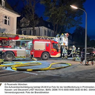 FW-M: Wochenendrückblick der Feuerwehr München für den 10. bis 13. April 2026